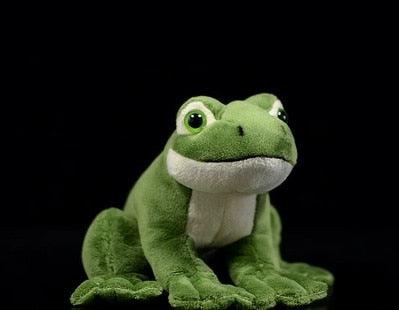 Peluche grenouille réaliste