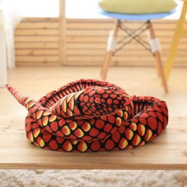 Peluches Python et Boa Constrictor réalistes