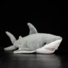 Peluche baleine à bosse bleue de 15,5 pouces, animal en peluche réaliste