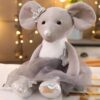1pc 16.5" Cute & Lovely Dressing Cloth Animal Ballet Mouse Plush Toys