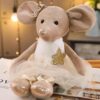1pc 16.5" Cute & Lovely Dressing Cloth Animal Ballet Mouse Plush Toys