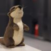 Jouets en peluche loutre de rivière de 7,4 pouces, animaux en peluche loutre en miniature