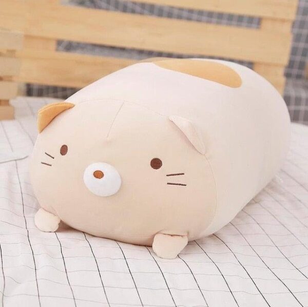 Peluche Coussin Chien Brun
