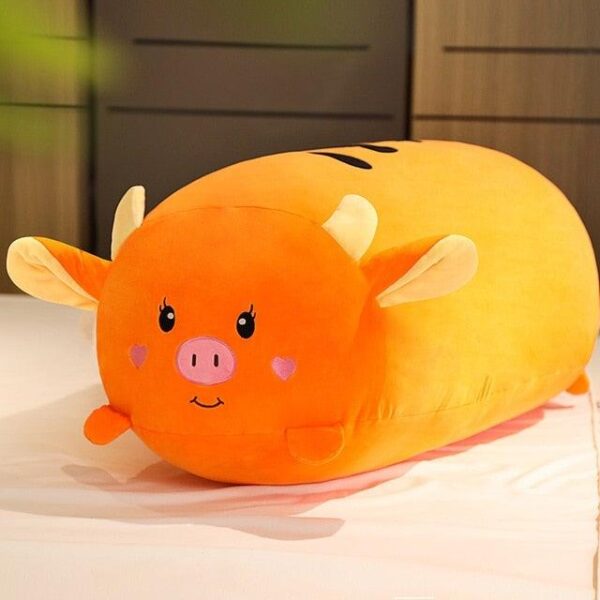 Peluche Coussin Vache