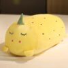 Peluche Coussin Licorne Jaune