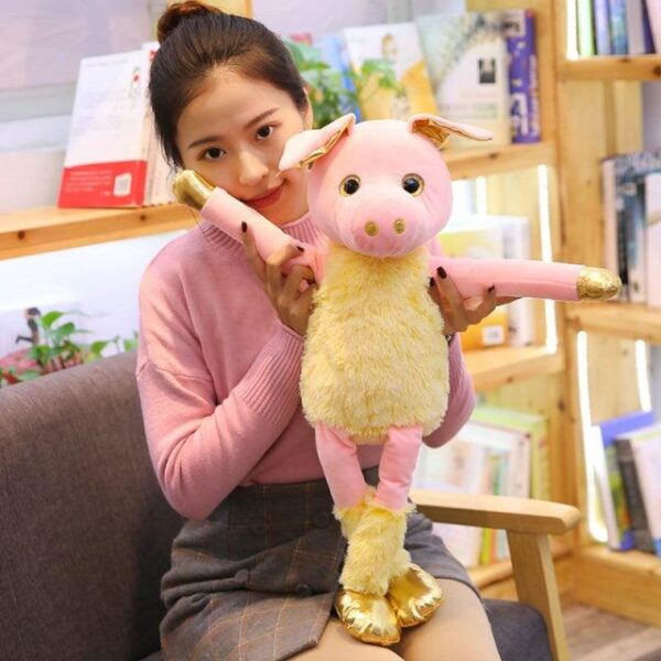 Peluches cochon et licorne ballerine