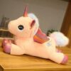 12" - 17.5" Poupée licorne arc-en-ciel en peluche, poupée licorne en peluche pour enfants
