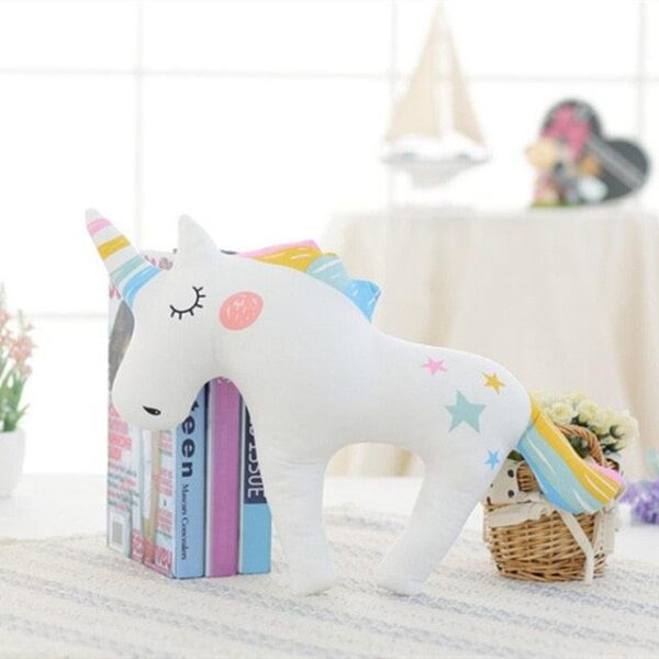 Peluche bébé cheval licorne
