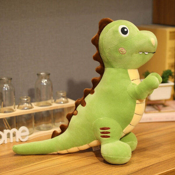 T-Rex vert en peluche géante