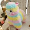 Poupée en peluche Alpaga colorée