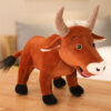 Buffle en peluche doux et câlin