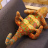 Lézards préhistorique coloré en peluche géante