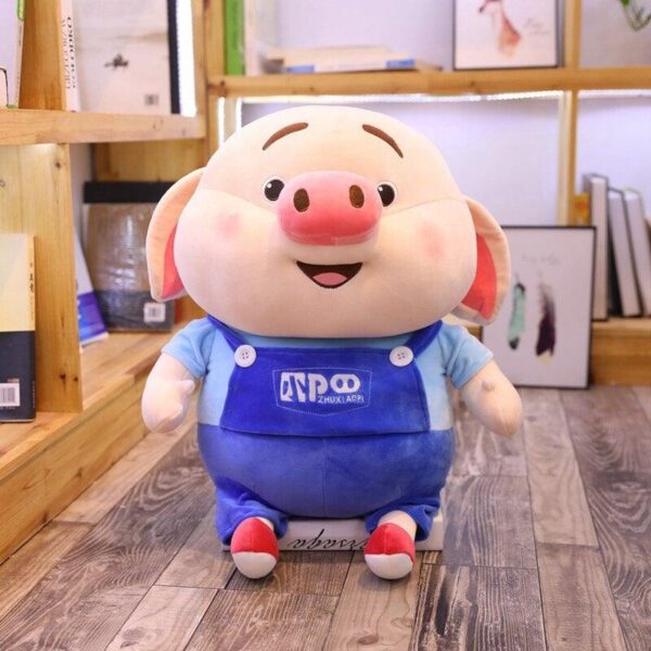 Peluche Cochon Salopette