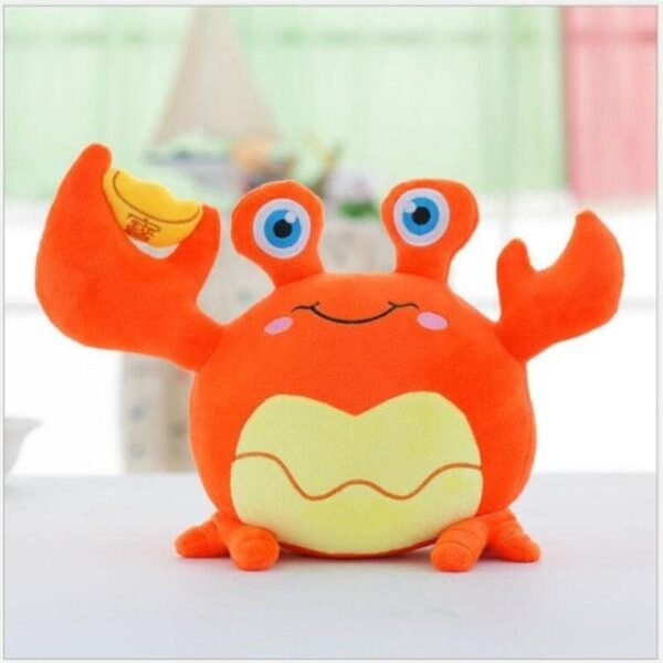 Peluche crabe de 8", Animal en peluche crabe pour enfants