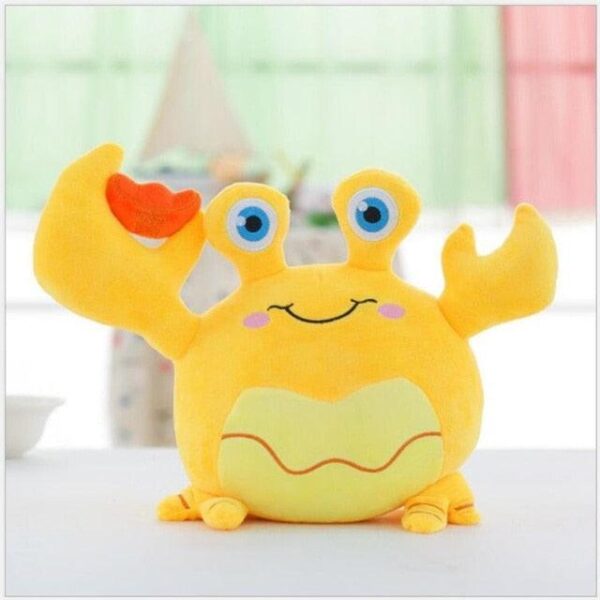 Peluche crabe de 8", Animal en peluche crabe pour enfants