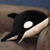 Jouets en peluche Orque noir et rouge 23"-31" Animaux en peluche Orca