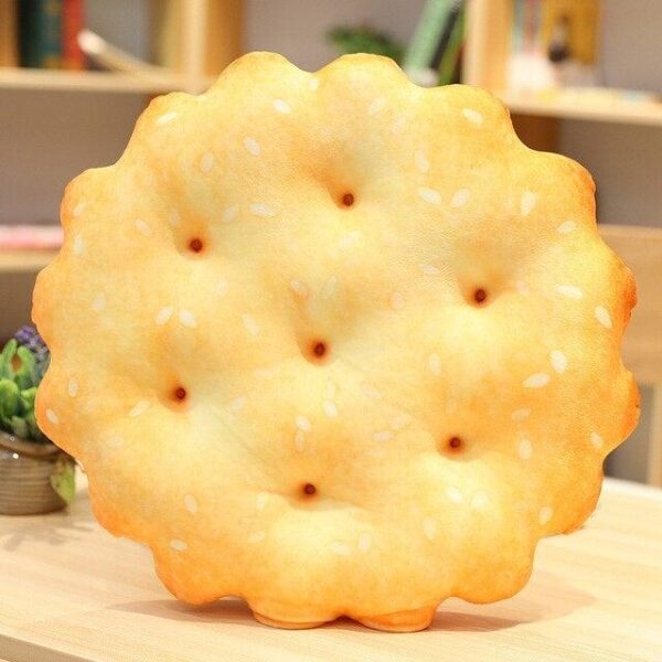 Peluche Coussin Biscuit