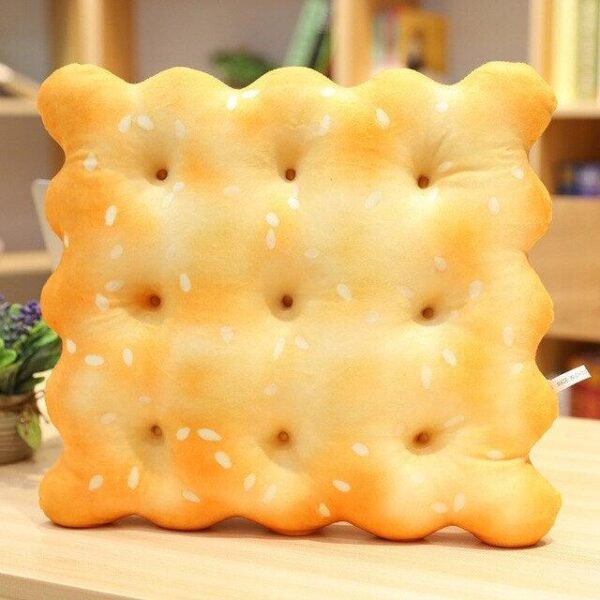 Peluche Coussin Biscuit