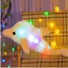 Oreiller lumineux dauphin en peluche