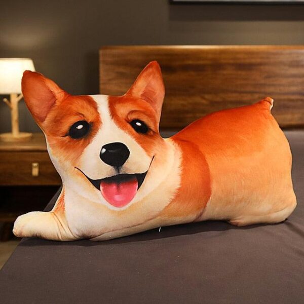 Peluche 3D chien Corgi