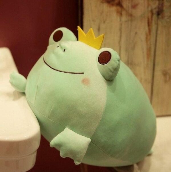 Peluche Grenouille Couronne