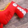 Peluche Crocodile Rouge