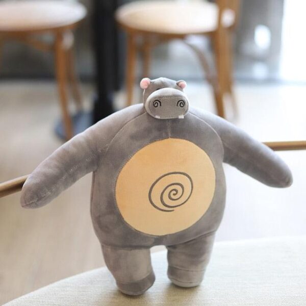 Jouets en peluche Ourson à petite tête, Poupées Peluche Raton laveur Grenouille Eléphant