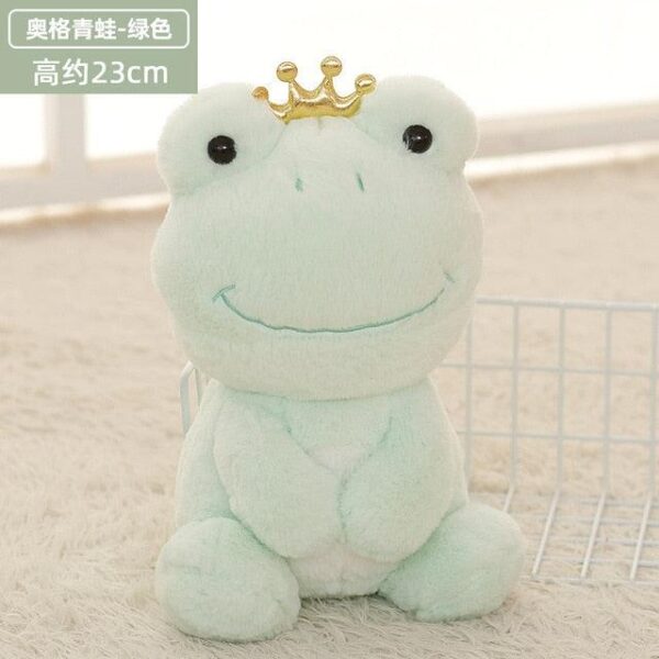 Peluches roi et reine grenouille