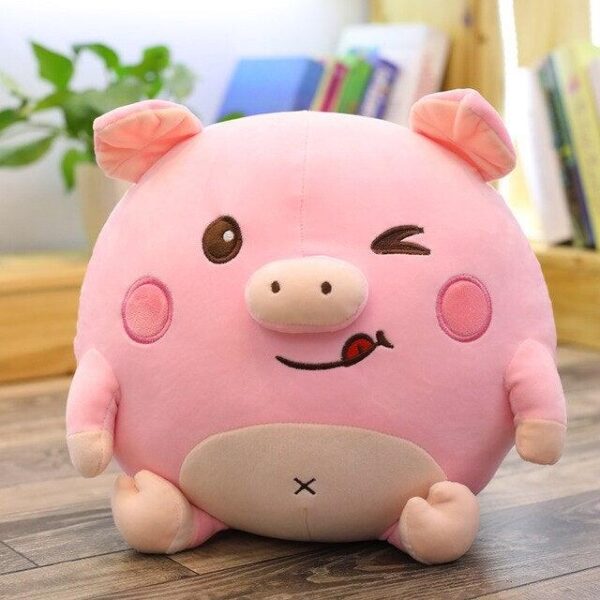 Cochon Rond Peluche