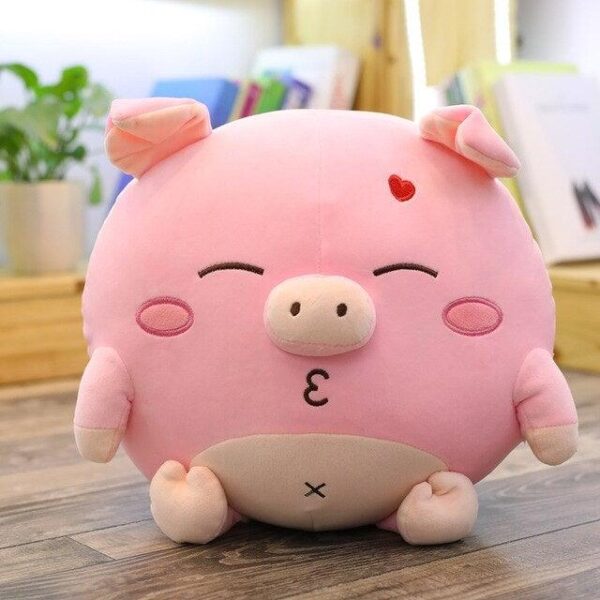 Cochon Rond Peluche