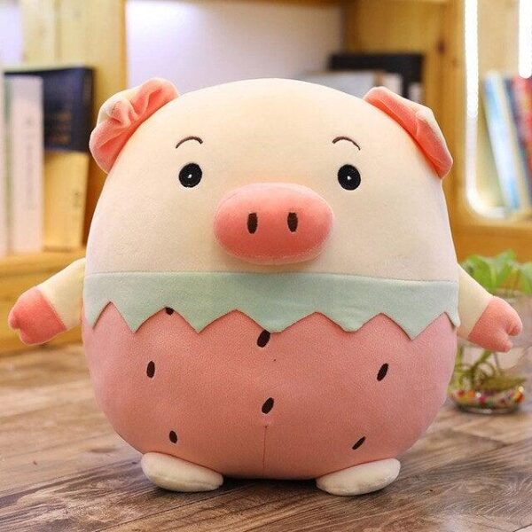 Peluche Cochon Fraise