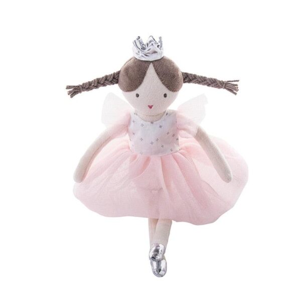 product-image-1671600211_3ce6f94e-3eb5-47ab-ac74-3ab296f3ebef.jpg 13.3" Poupée Peluche Ballerine Rose Robe Princesse
