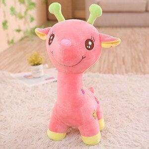 Peluche Girafe Rose