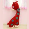 Girafe Peluche Rouge