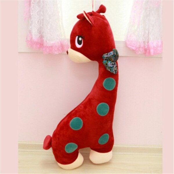 Girafe Peluche Rouge