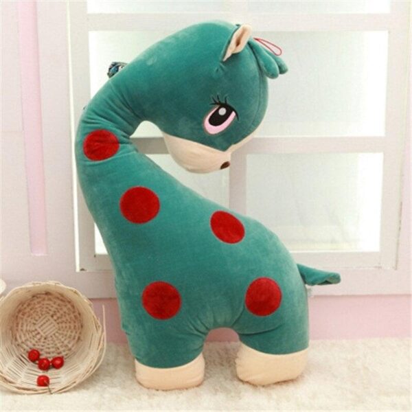 Girafe Peluche Rouge