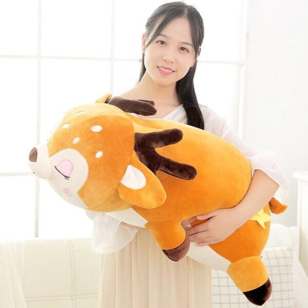 Peluche Géante Kawaii Cerf en Peluche