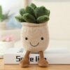 14" Simulation de fleurs de tulipes, Plantes en pot créatives Jouets en peluche