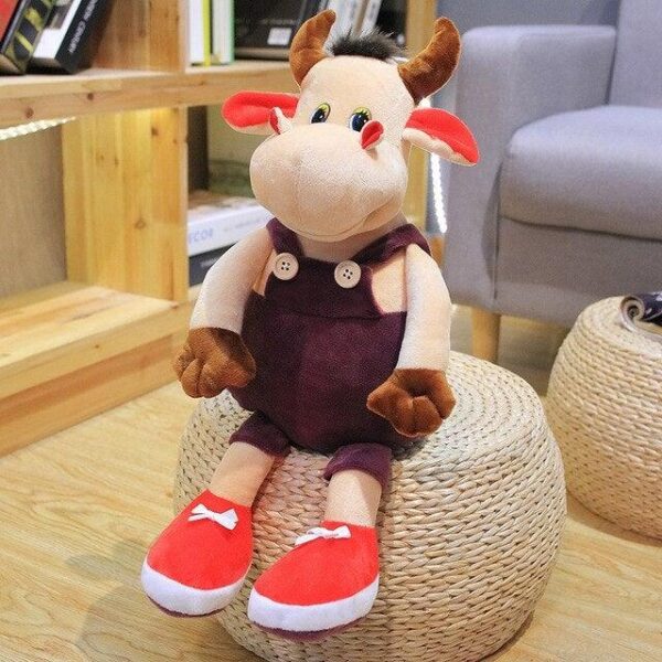 Doudou Peluche Vache