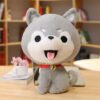 Poupée Peluche Chien Husky 25/35cm Kawaii