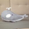 Énorme peluche baleine créative et réaliste