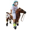 Fancytrader - Cheval géant de 31'' en peluche de simulation