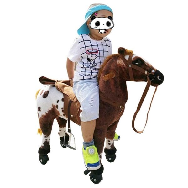 product-image-1765337662_3d7ae5b1-6f7c-4e8e-88d3-c5faffc4832f.jpg Fancytrader - Cheval géant de 31'' en peluche de simulation