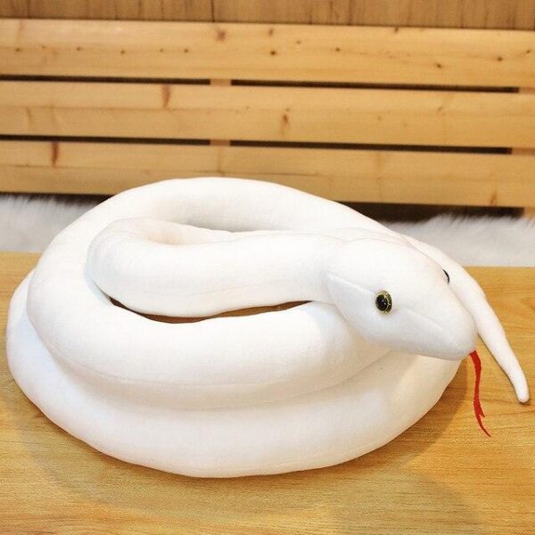 Peluche Serpents Simulés 46"-118" / 110cm-300cm Peluche Boa Cobra Géant Long Serpent en Peluche