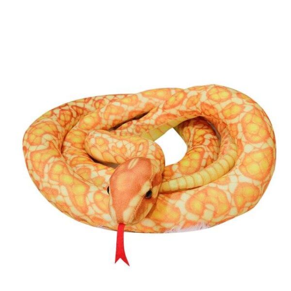 Peluche Serpents Simulés 46"-118" / 110cm-300cm Peluche Boa Cobra Géant Long Serpent en Peluche