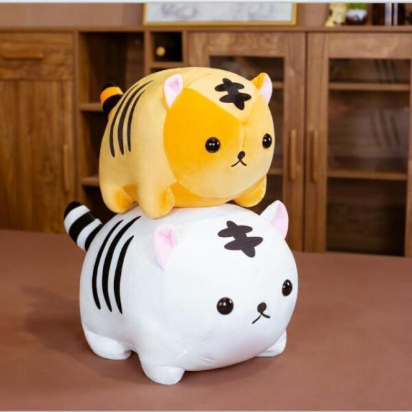Oreiller en peluche tigre joufflu