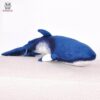 Peluche Baleine Bleue de 20", animal en peluche réaliste et simulé