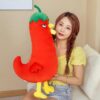 Oreiller en peluche créatif en forme de poulet