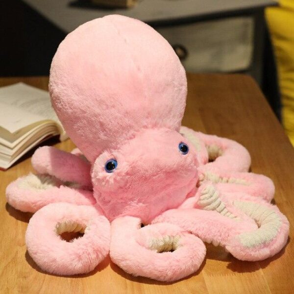 Jouets en peluche créatifs et réalistes en forme de pieuvre pour les enfants