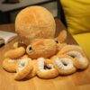 Jouets en peluche créatifs et réalistes en forme de pieuvre pour les enfants